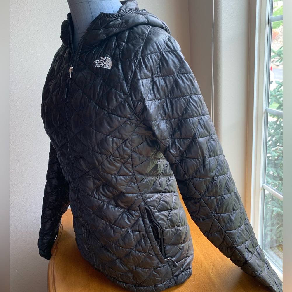 North Face Jacket Puffer Charcoal Black. Women’s Small. - Picture 2 of 13